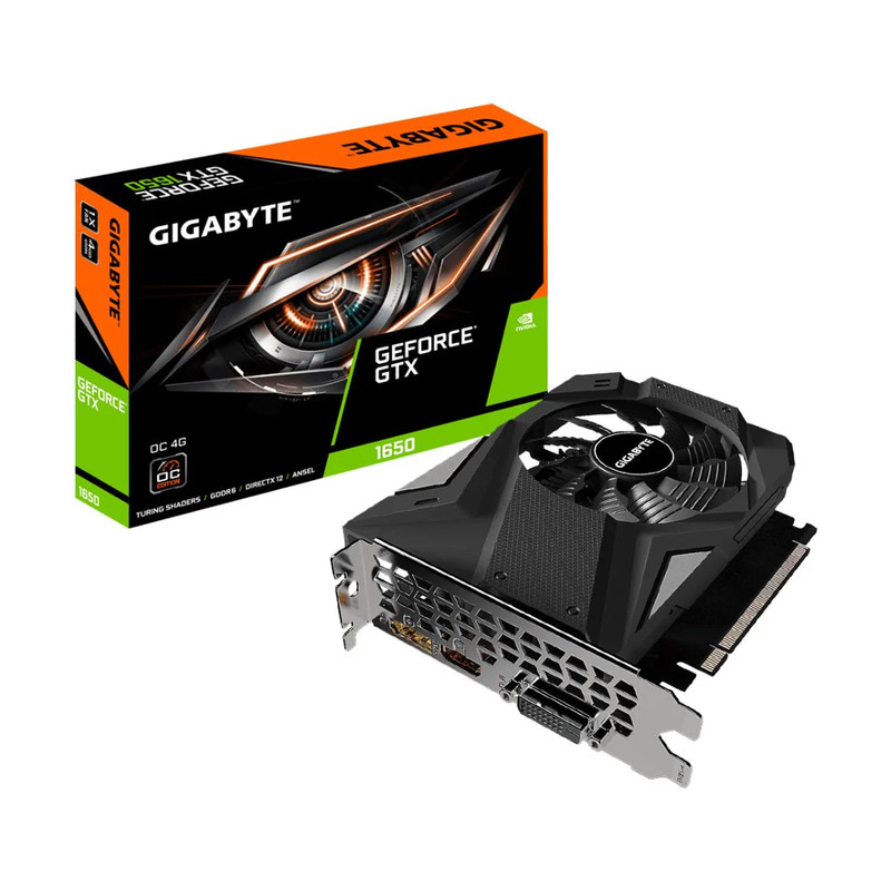 Gigabyte GeForce GTX 1650 D6 OC 4GB GDDR6 Graphics Card - كرت الشاشة